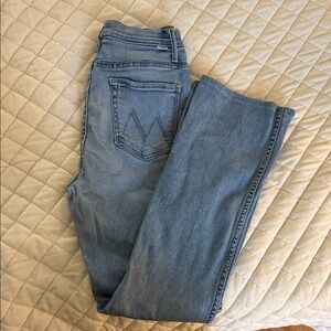 MOTHER Light Blue Straight Leg Jeans